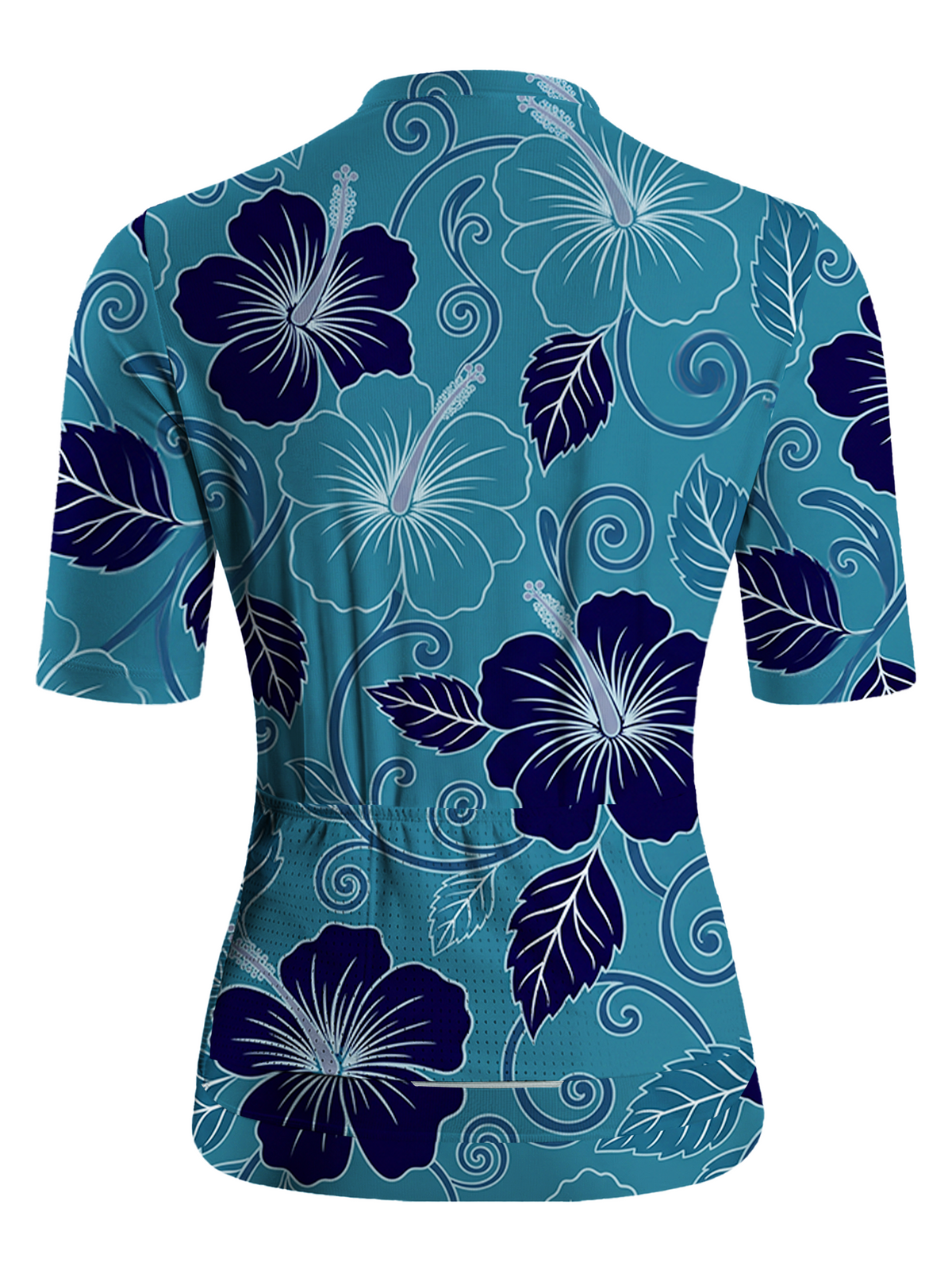 Orionride Exuberant Hibiscus Short Sleeves Women's Jersey