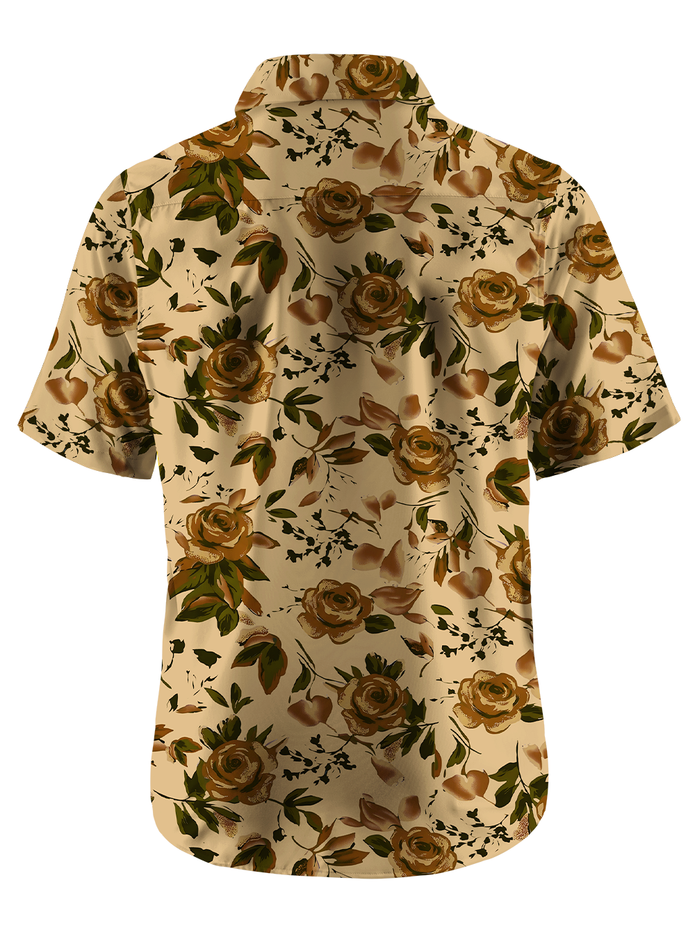 Orionride Midnight Roses Zipper Pockets Ultra Lightweight Short Sleeves Gravel Shirt
