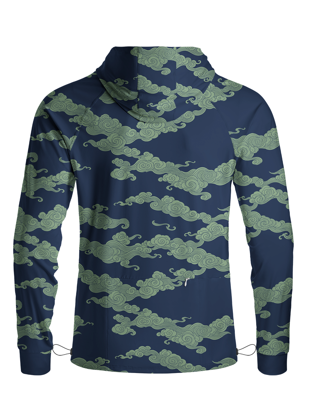 Orionride Special Auspicious Clouds Long Sleeve Cycling Hoodie Shirt