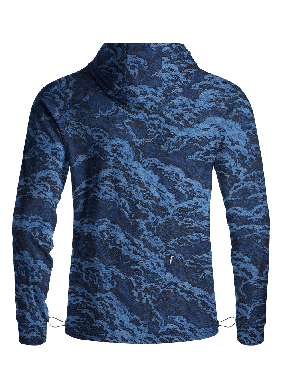 Orionride Surging Waves Long Sleeve Cycling Hoodie Shirt