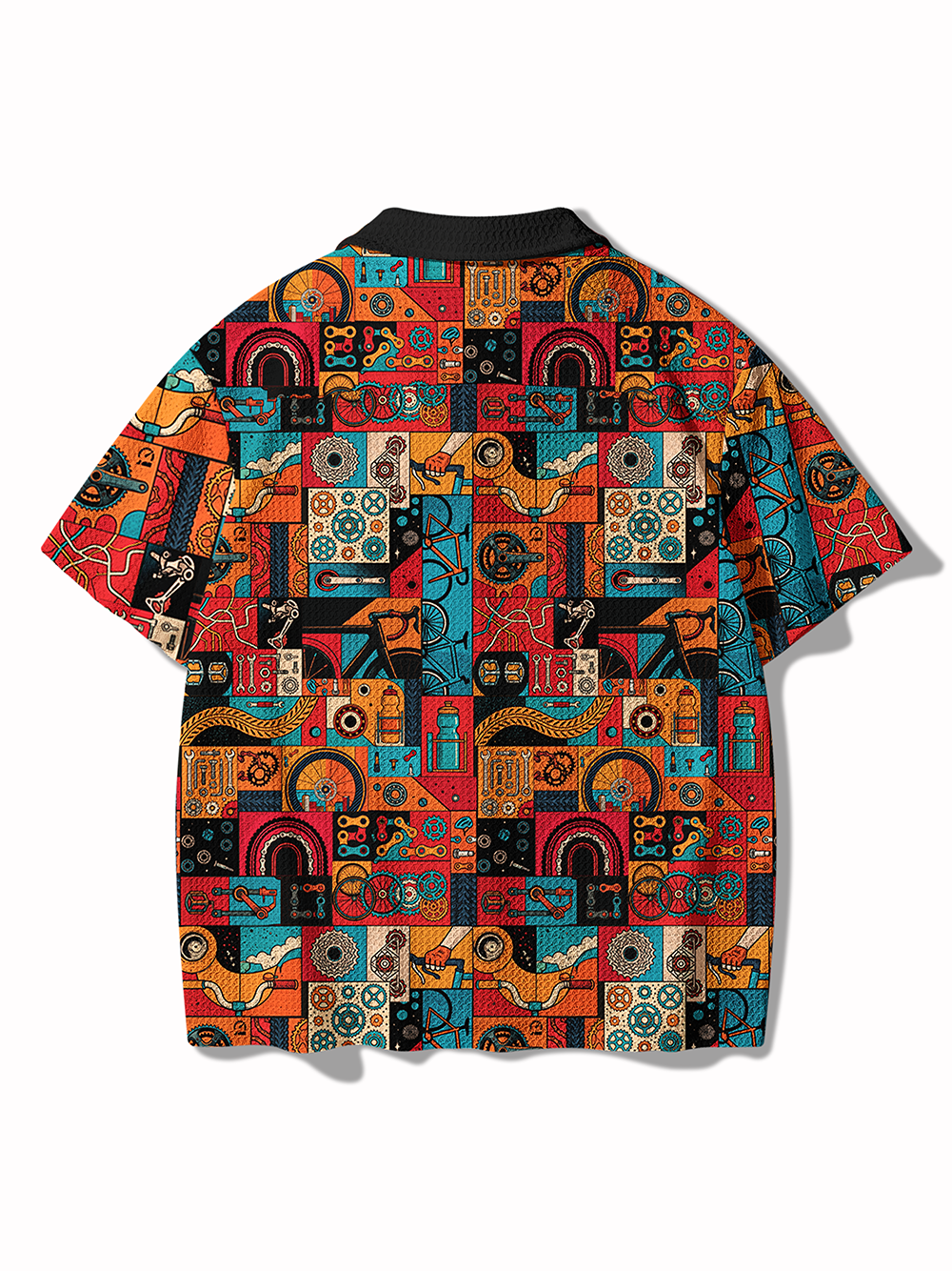 Orionride Exploration And Freedom Men's Camp Collar Knitted Shirt