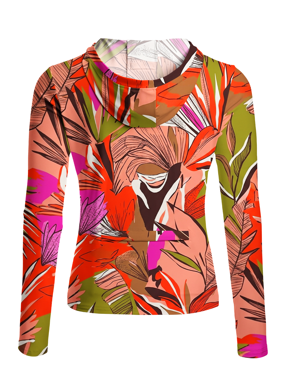 Orionride As Passionate As Fire Women's Long Sleeve Cycling Hoodie Shirt