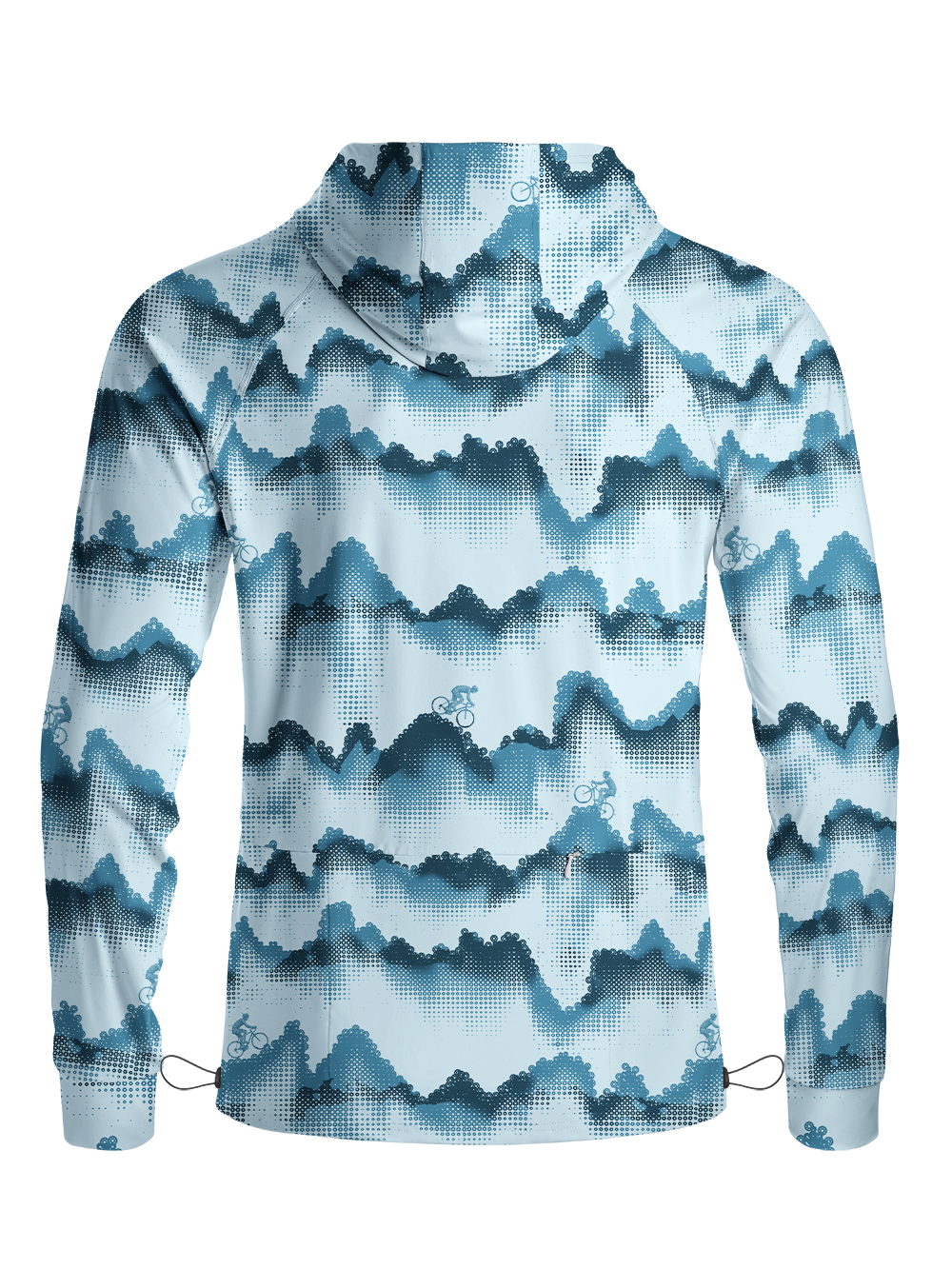Orionride Wave Ridge Long Sleeve Cycling Hoodie Shirt