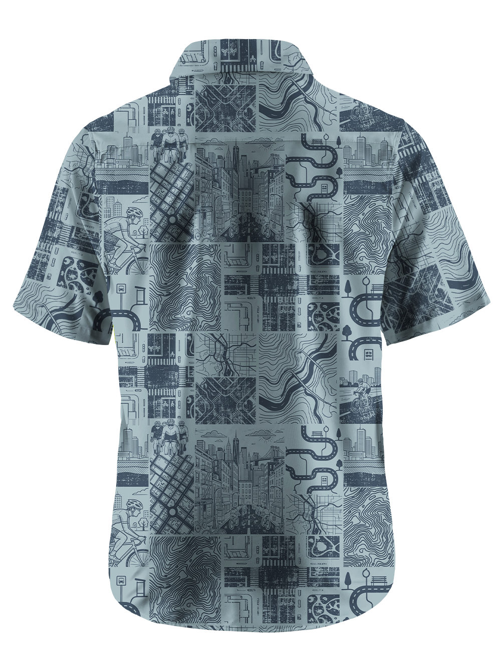Orionride City Trail Code Zipper Pockets Ultra Lightweight Short Sleeves Gravel Shirt