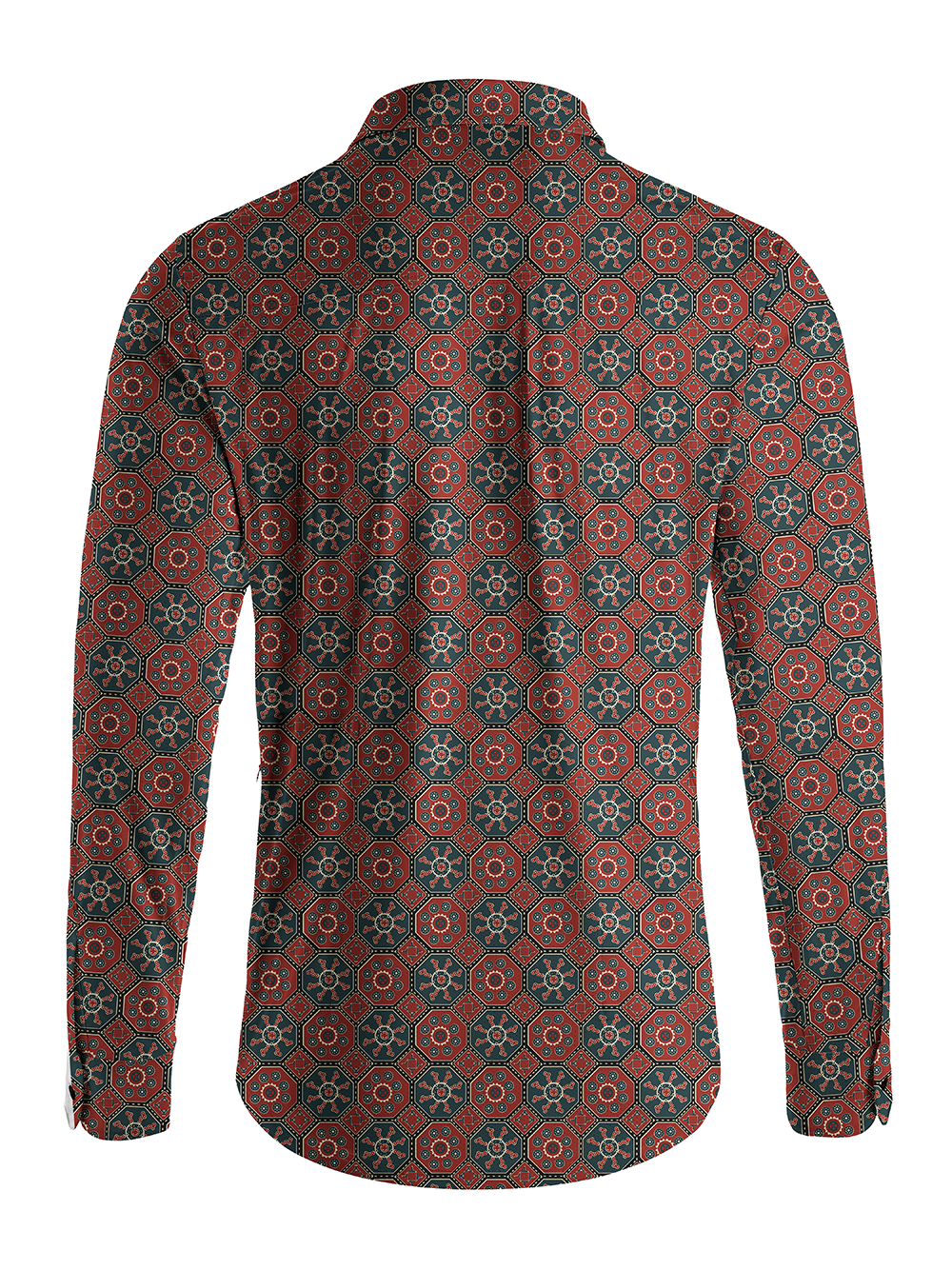 Orionride Hexagonal Gear Men's Stretchy Breathable Long Sleeve Gravel Shirt