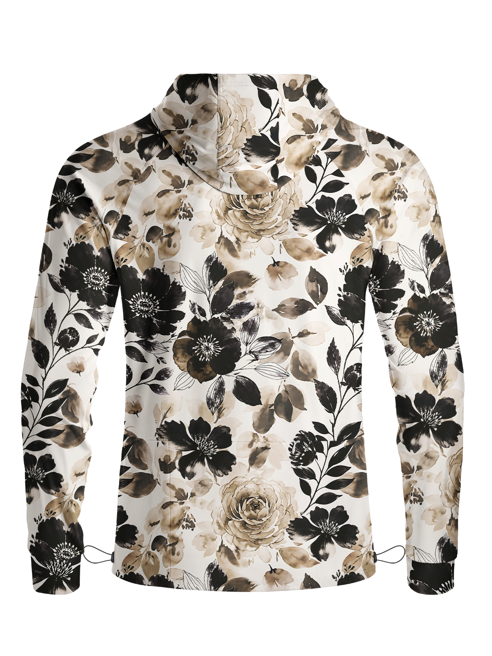 Orionride Ink Garden Long Sleeve Cycling Hoodie Shirt