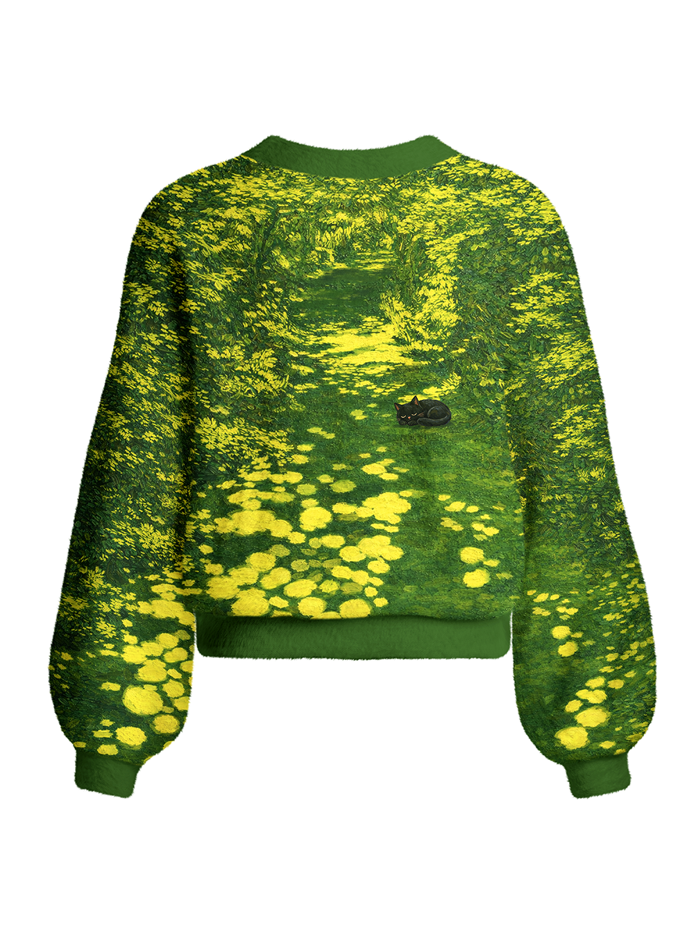 Orionride Sun Dappled Summer Women's Fuzzy Knit Cardigan