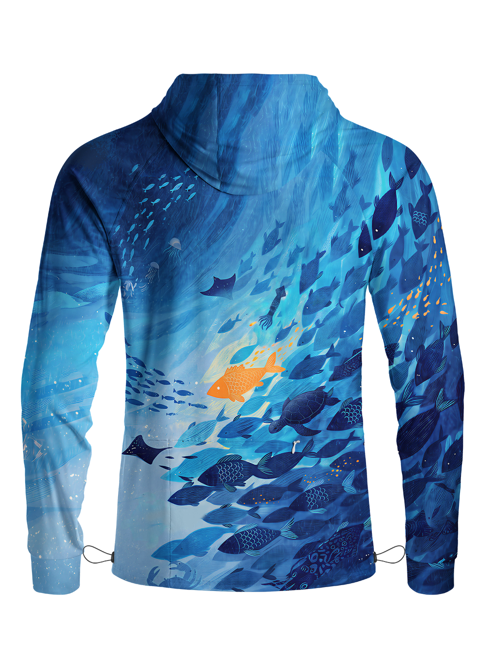 Orionride Solo Swim Long Sleeve Cycling Hoodie Shirt