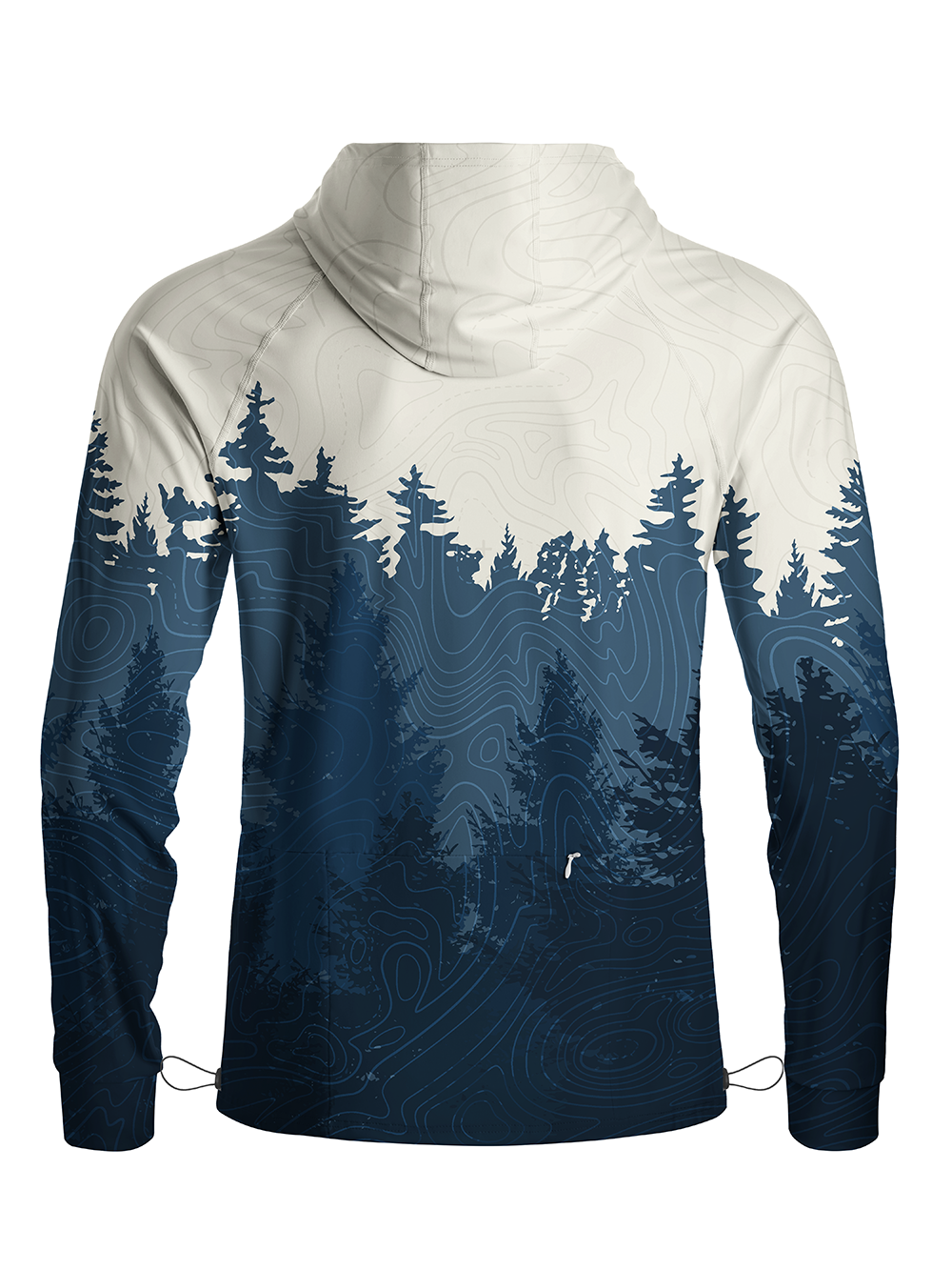 Orionride Night Woods Long Sleeve Cycling Hoodie Shirt