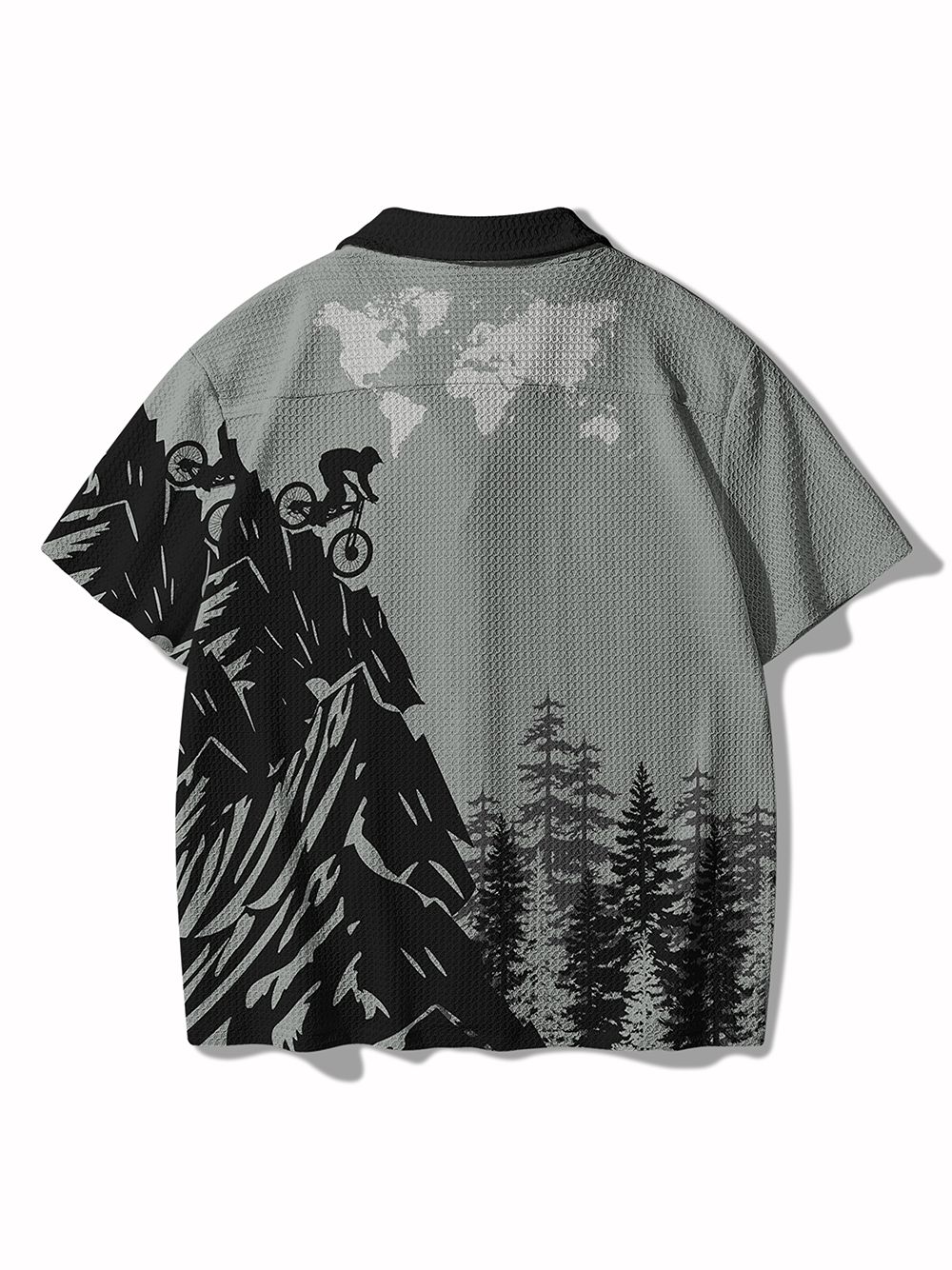 Orionride Downhill Sprint Men's Camp Collar Knitted Shirt