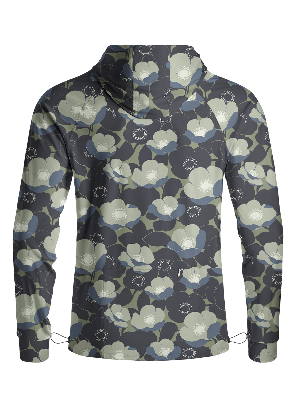 Orionride Layered Bloom Long Sleeve Cycling Hoodie Shirt