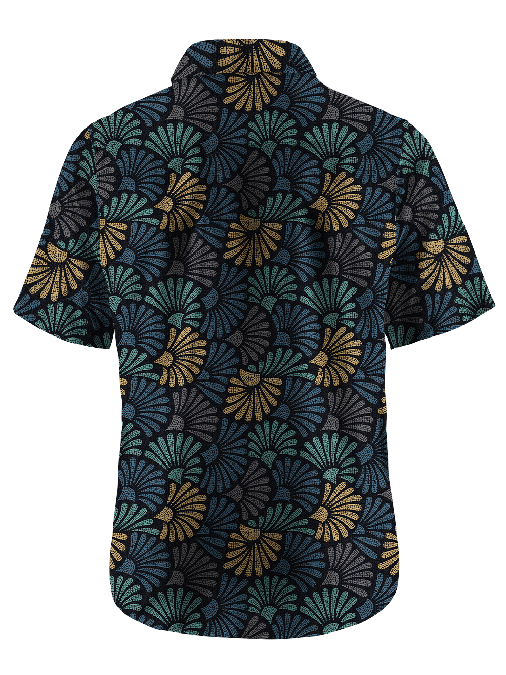 Orionride Dot Fan Weave Zipper Pockets Ultra Lightweight Short Sleeves Gravel Shirt