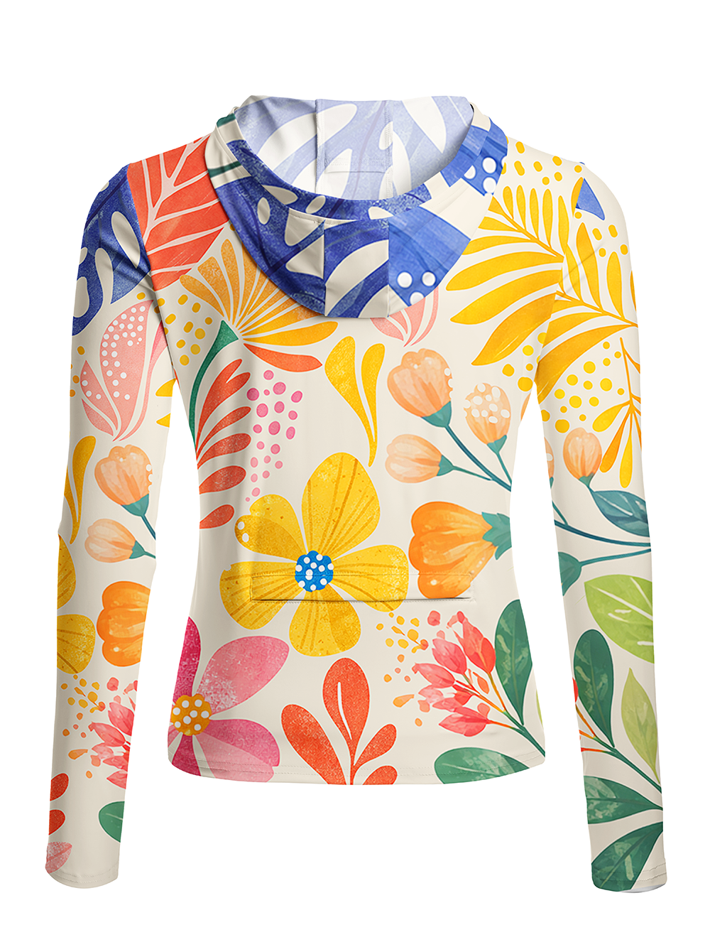 Orionride Sweet Garden Women's Long Sleeve Cycling Hoodie Shirt