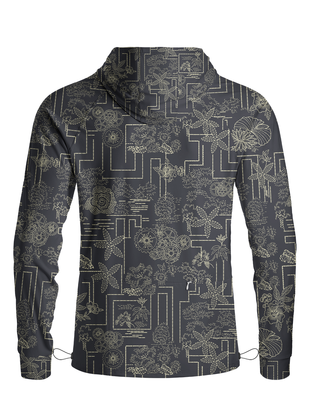 Orionride Copper Wire Garden Long Sleeve Cycling Hoodie Shirt