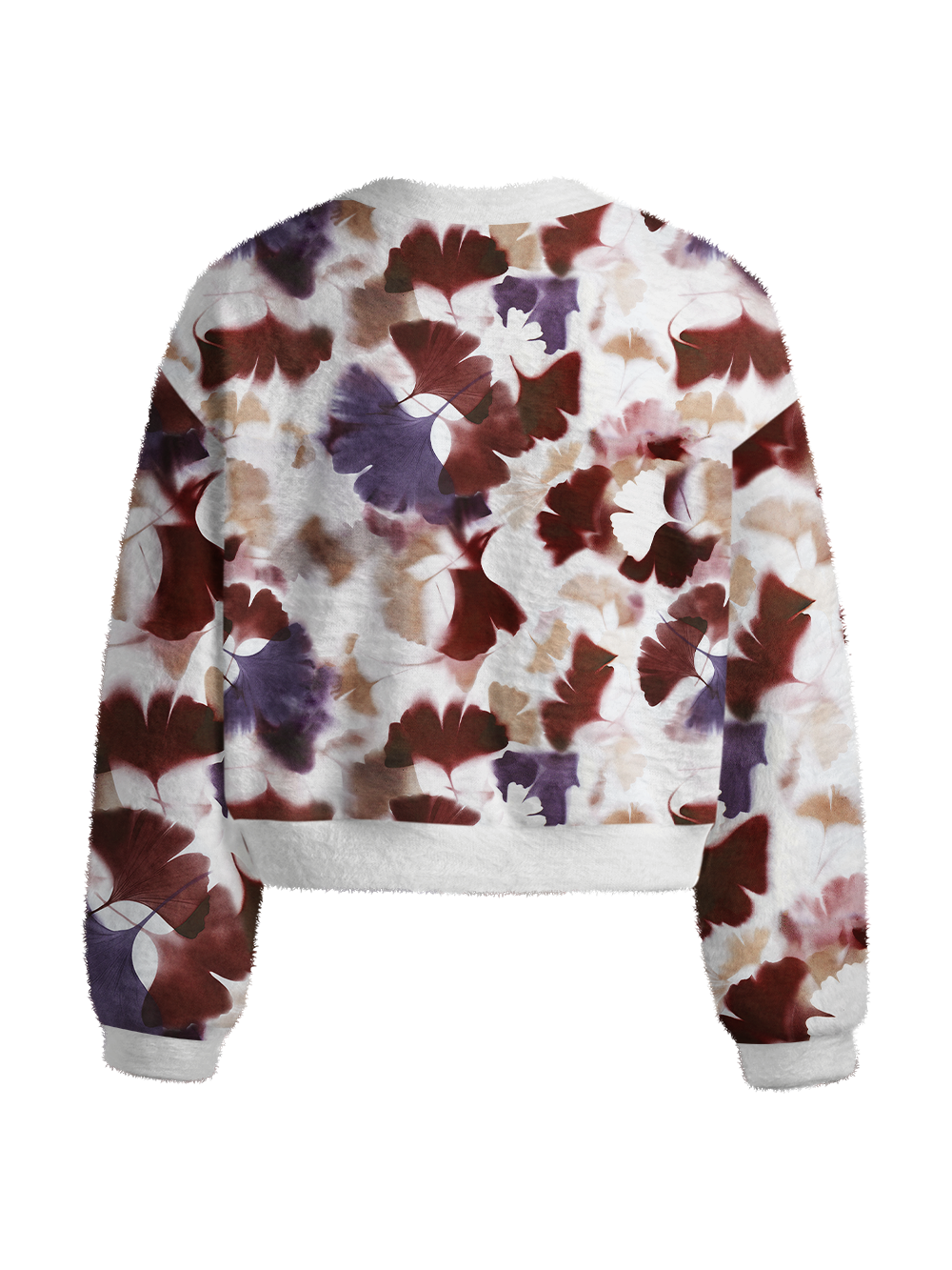 Orionride Ink Wash Women's Fuzzy Knit Sweater