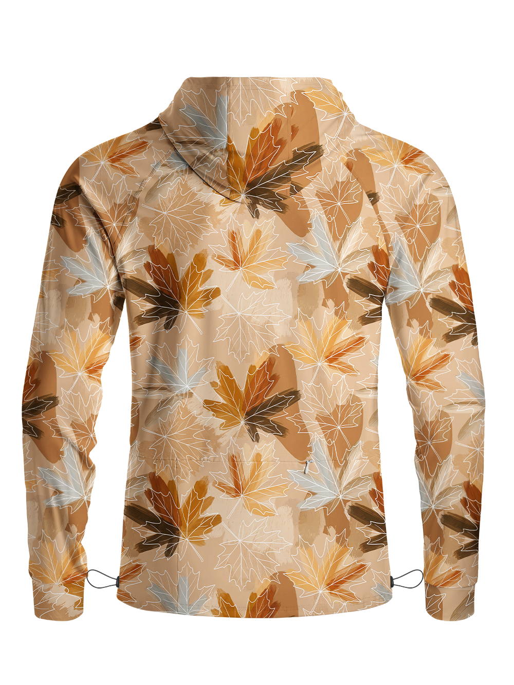 Orionride Dual Leaf Long Sleeve Cycling Hoodie Shirt