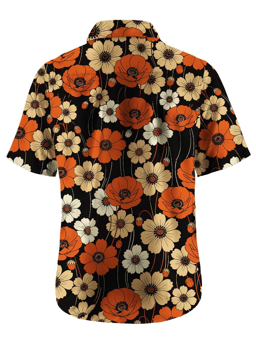 Orionride Swaying Anemone Zipper Pockets Ultra Lightweight Short Sleeves Gravel Shirt