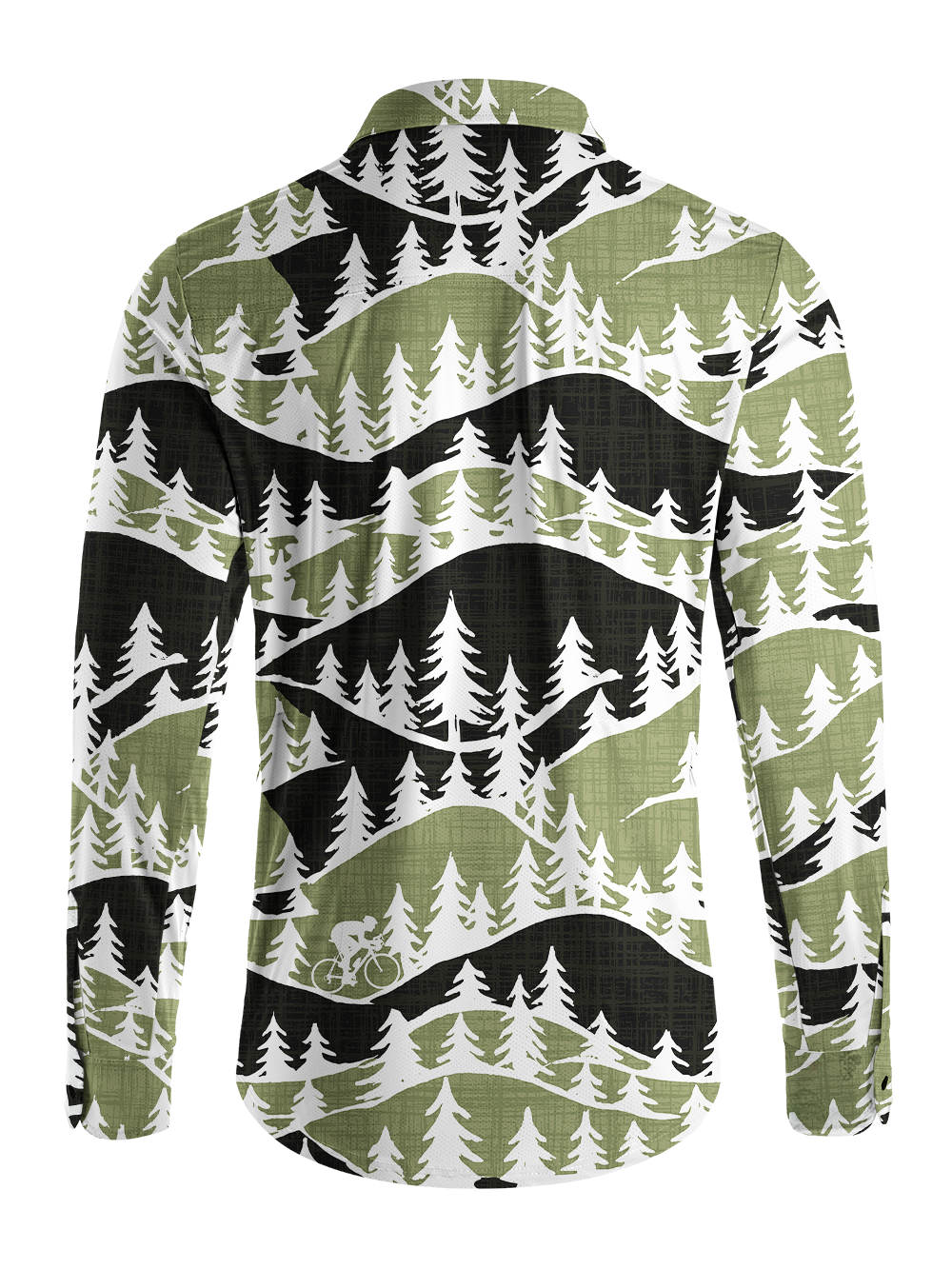 Orionride Forest Ride Men's Stretchy Breathable Long Sleeve Gravel Shirt