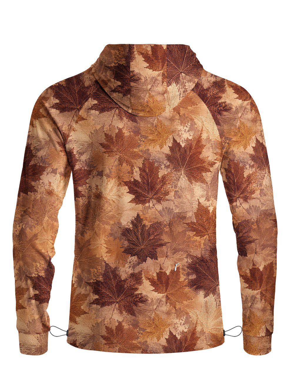 Orionride Warm Autumn Maple Long Sleeve Cycling Hoodie Shirt