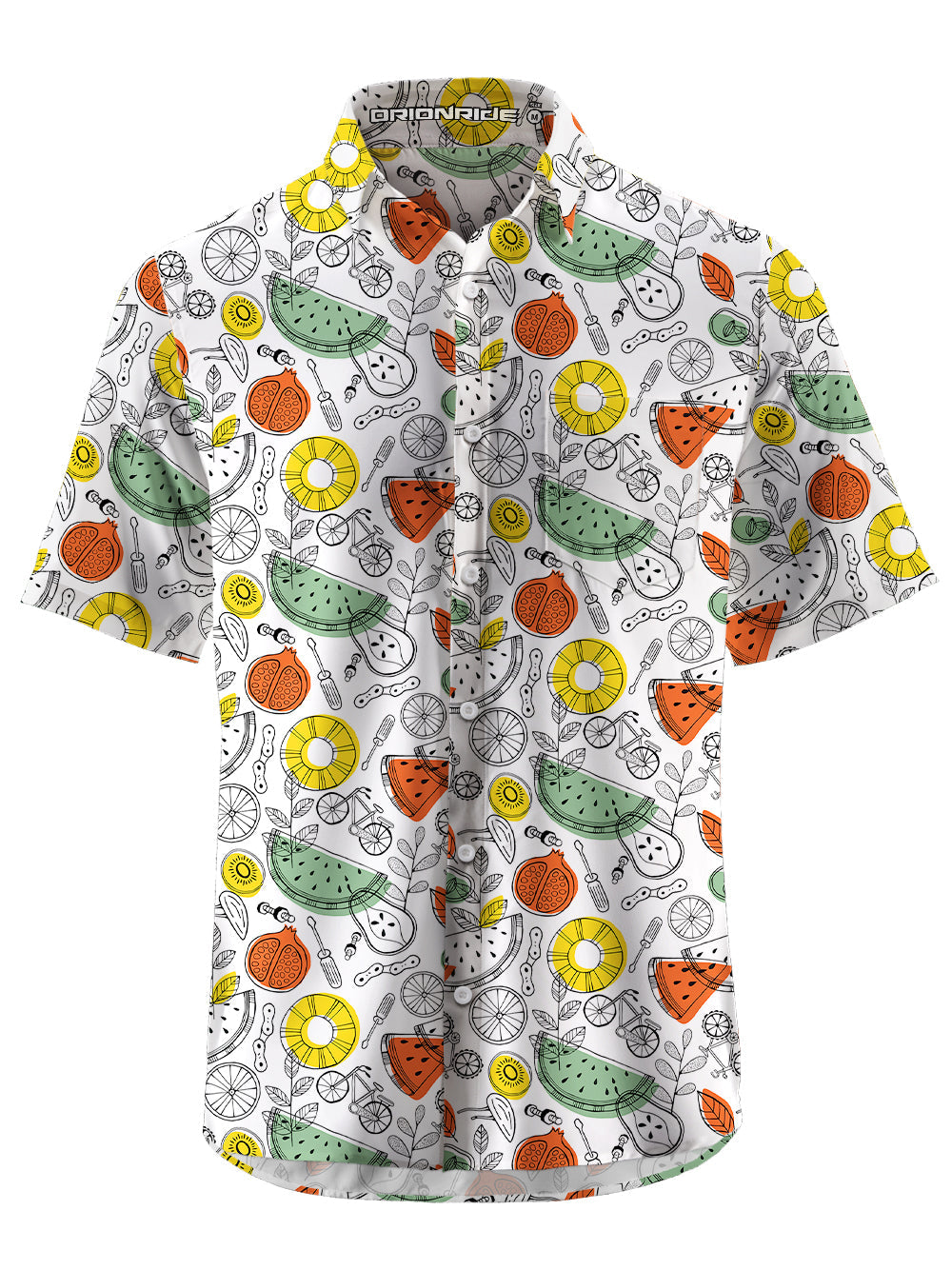 Orionride Fruit Parts Ultra Lightweight Short Sleeves Hawaiian shirt