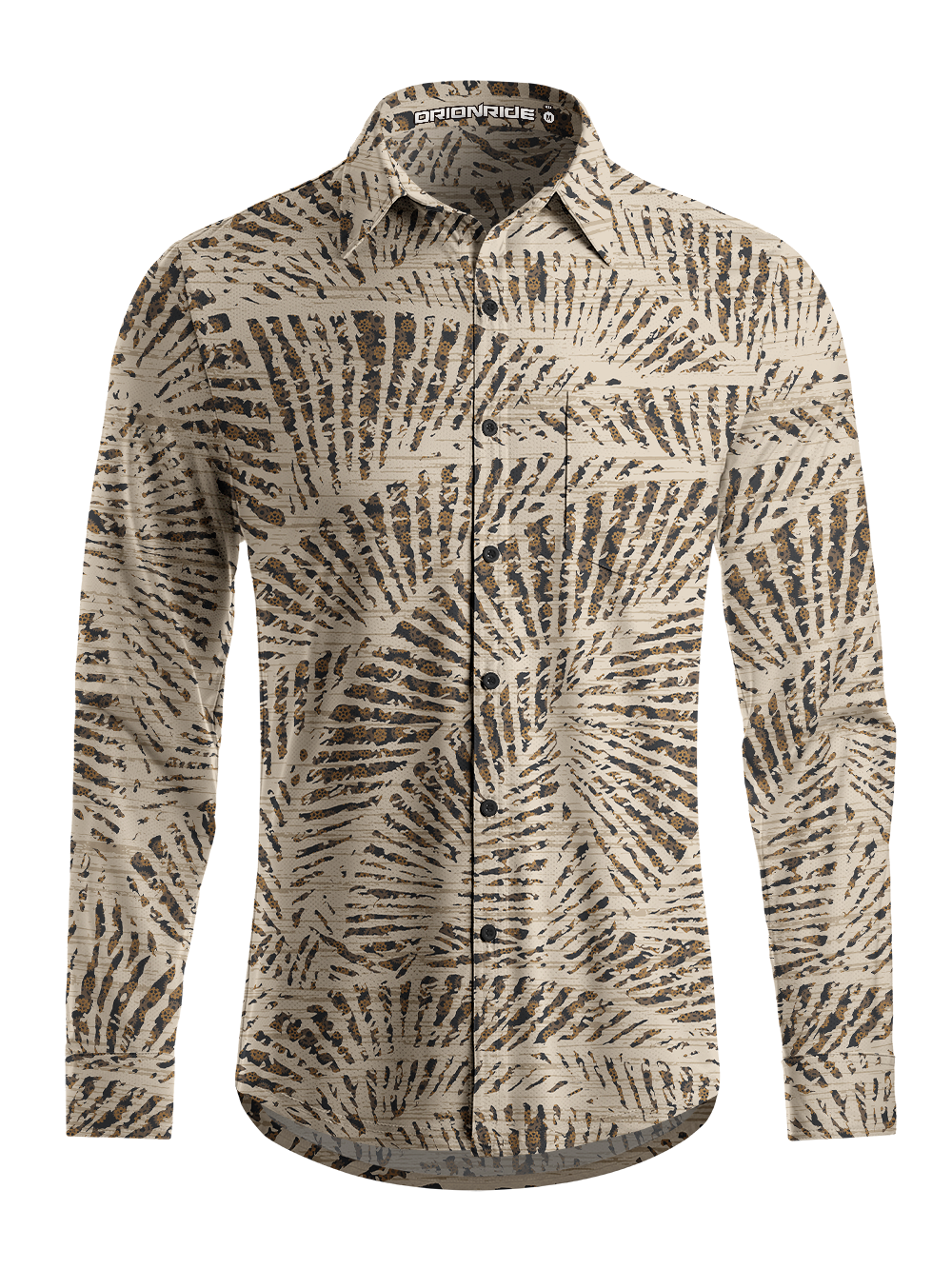 Orionride Fossilized Mechanics Men's Stretchy Breathable Long Sleeve Gravel Shirt