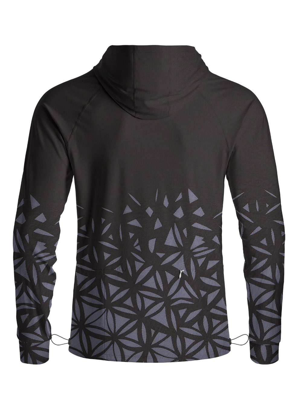 Orionride Obsidian Lines Long Sleeve Cycling Hoodie Shirt