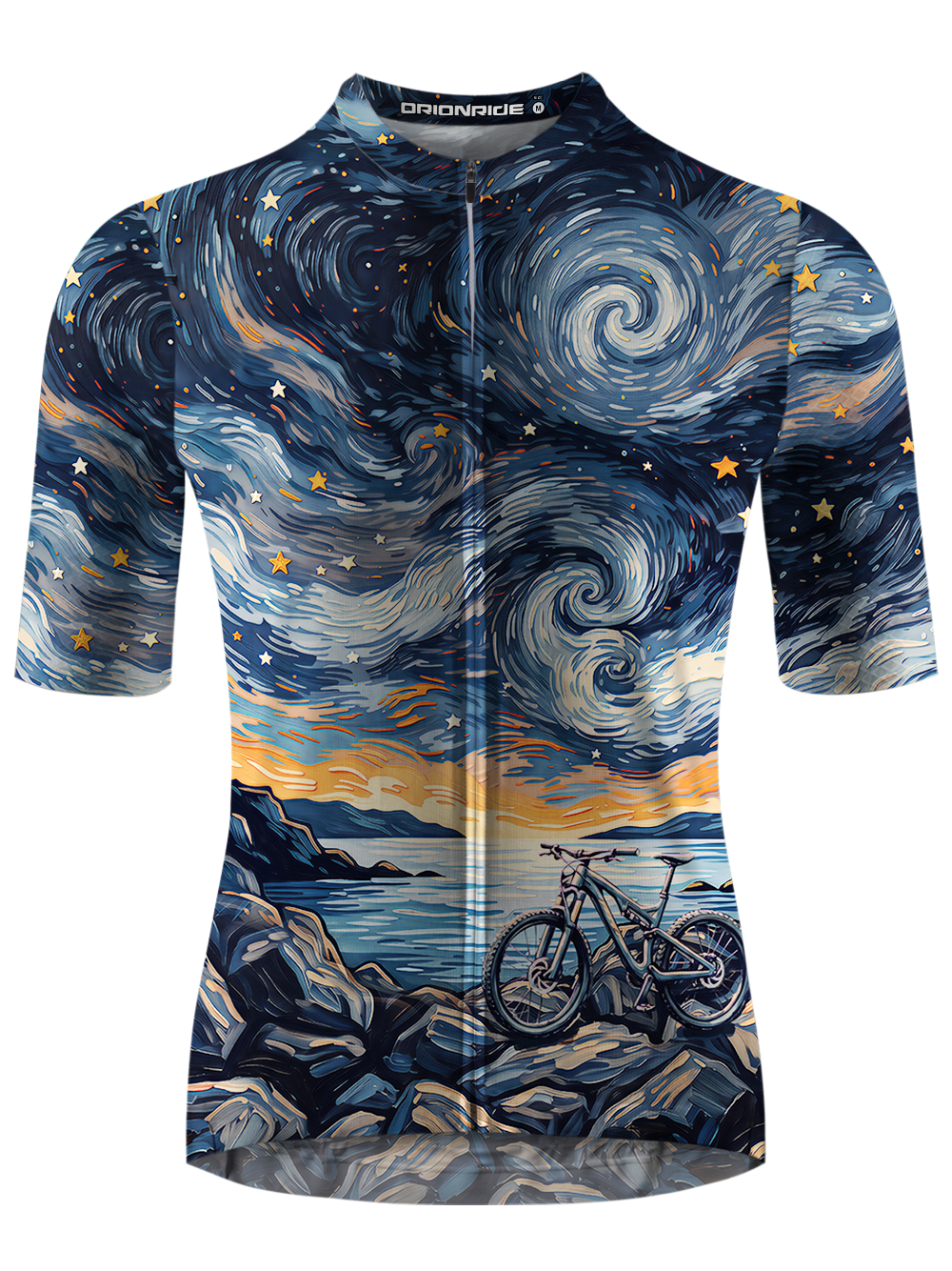 Orionride Starry Bike Night Short Sleeves Cycling Jersey