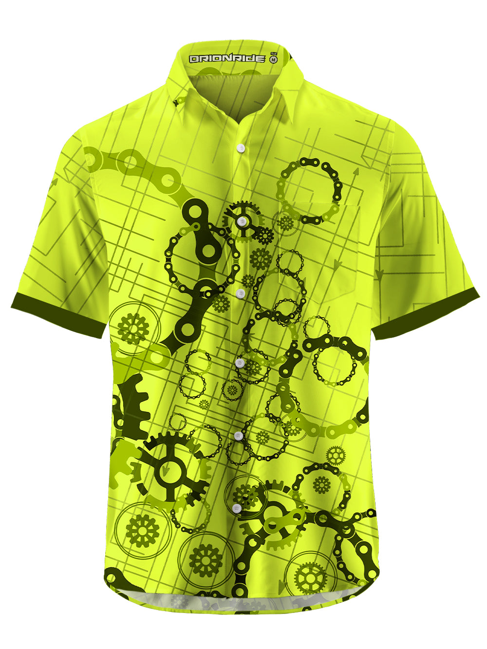 Orionride Gear Space Zipper Pockets Ultra Lightweight Short Sleeves Gravel Shirt