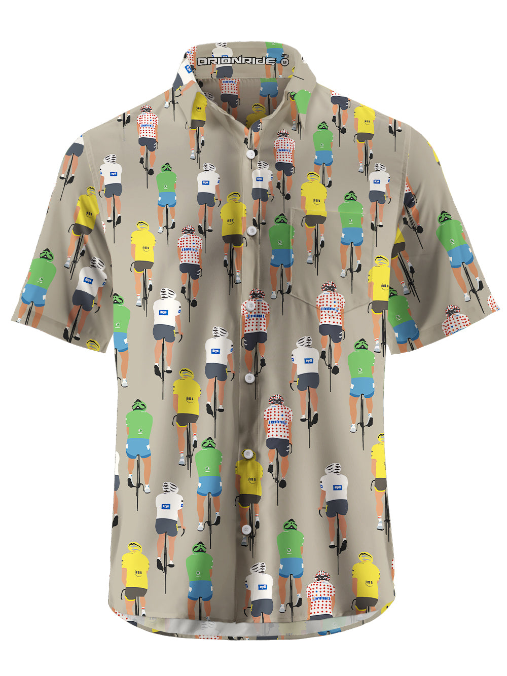 Orionride Champion Journey Zipper Pockets Ultra Lightweight Short Sleeves Gravel Shirt