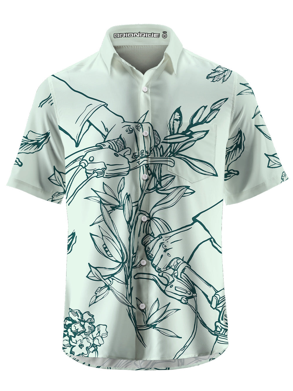 Orionride Storm Chasers Zipper Pockets Ultra Lightweight Short Sleeves Gravel Shirt