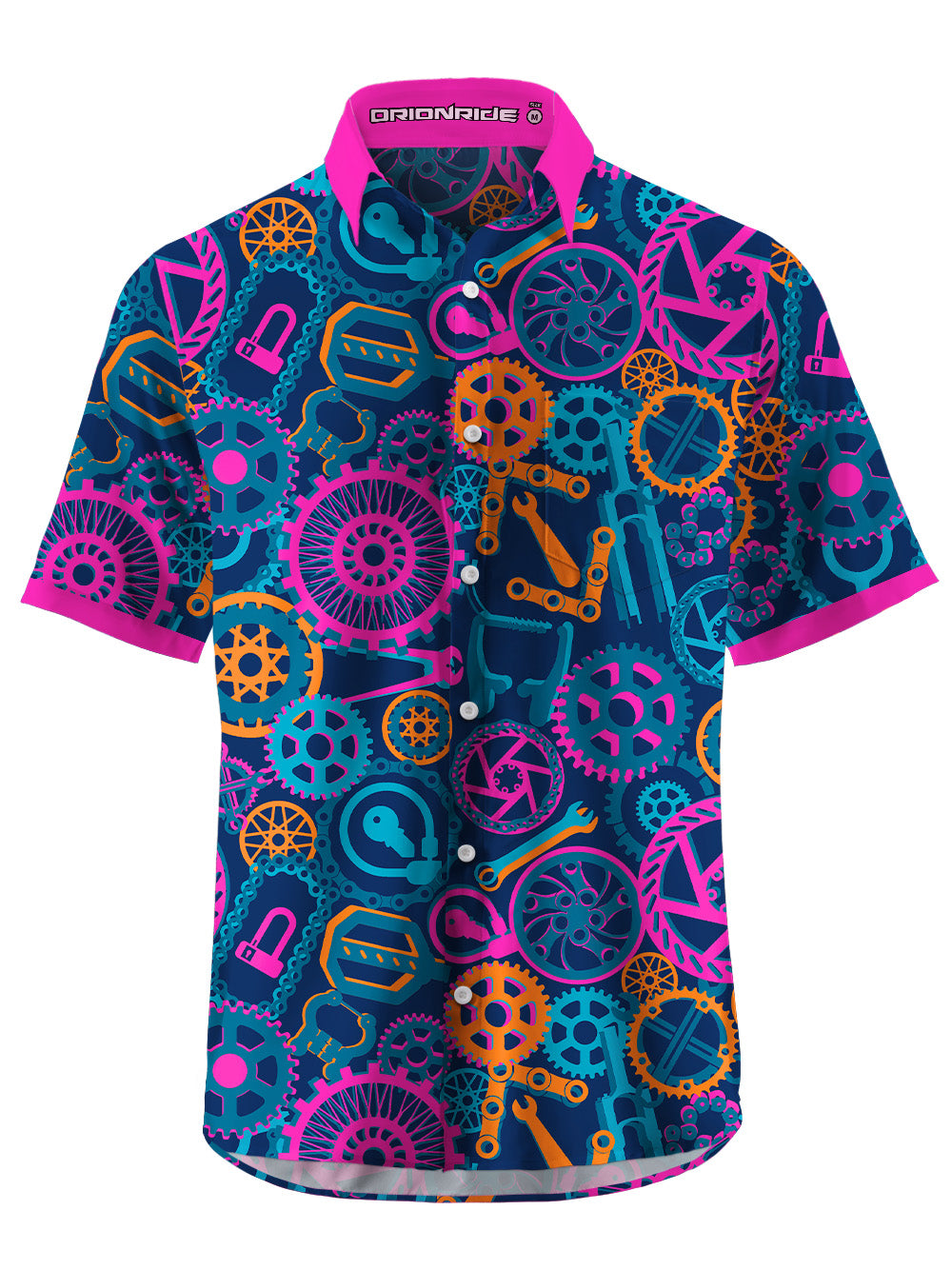 Orionride Cool Gear Zipper Pockets Ultra Lightweight Short Sleeves Gravel Shirt