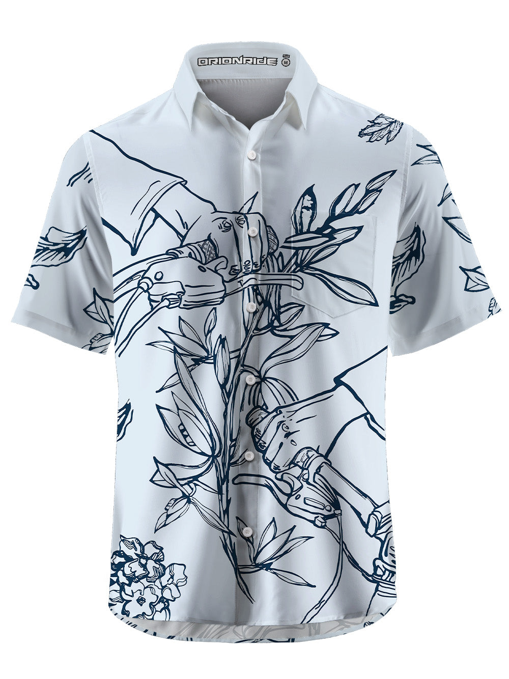 Orionride Storm Chasers Zipper Pockets Ultra Lightweight Short Sleeves Gravel Shirt