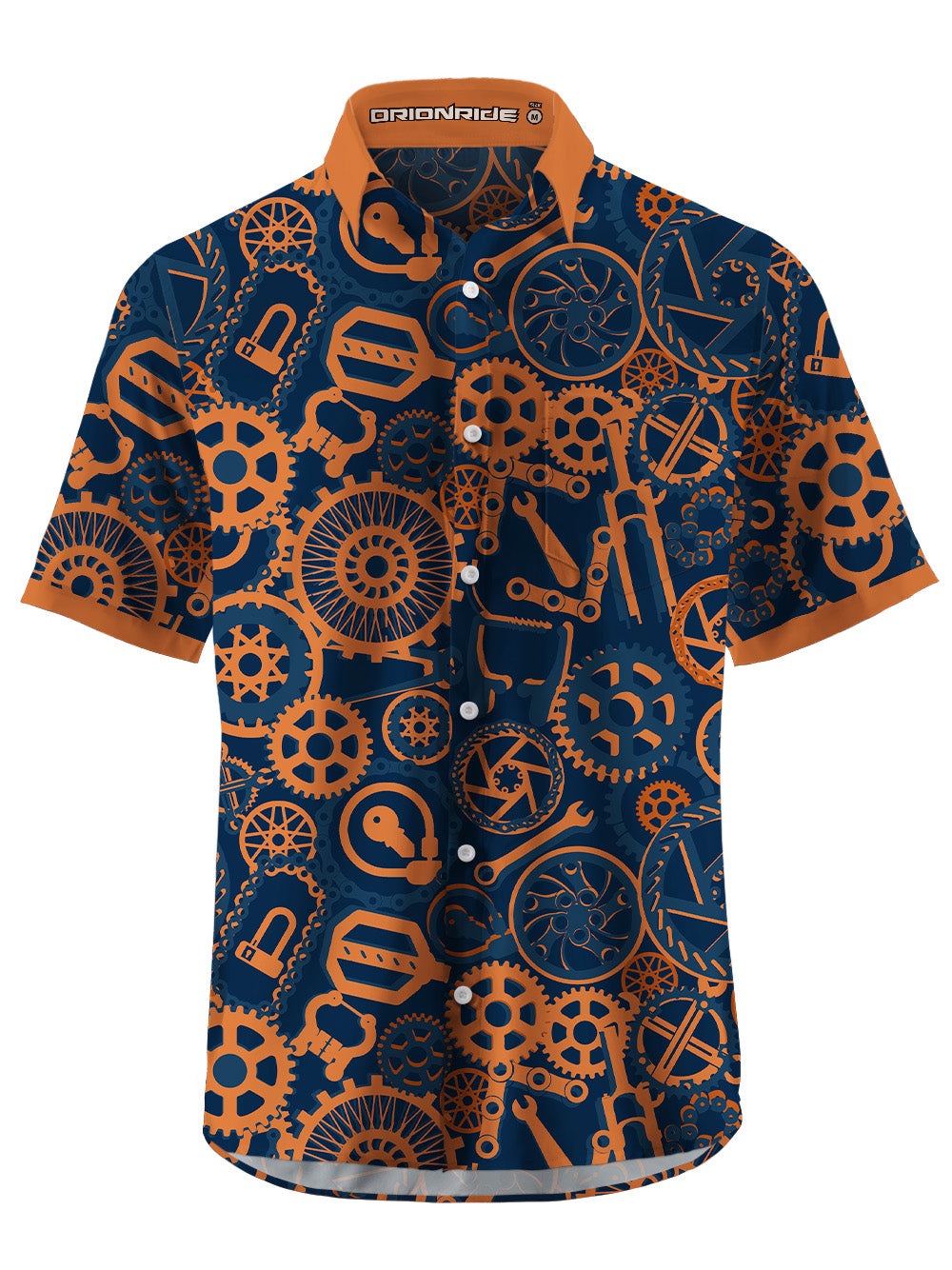 Orionride Cool Gear Zipper Pockets Ultra Lightweight Short Sleeves Gravel Shirt