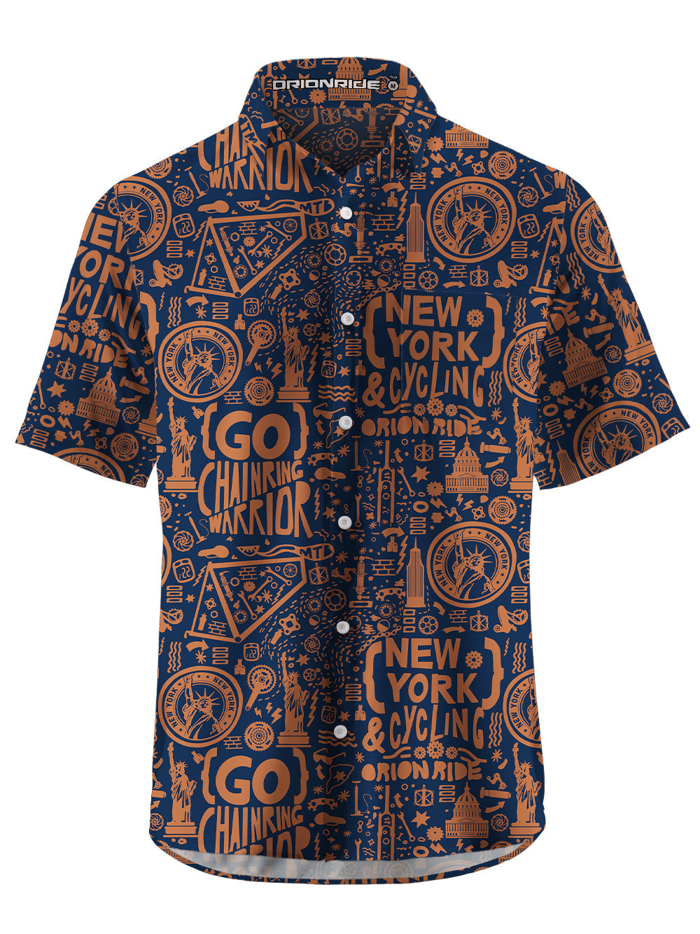 Orionride Go To New York Ultra Lightweight Short Sleeves Hawaiian shirt