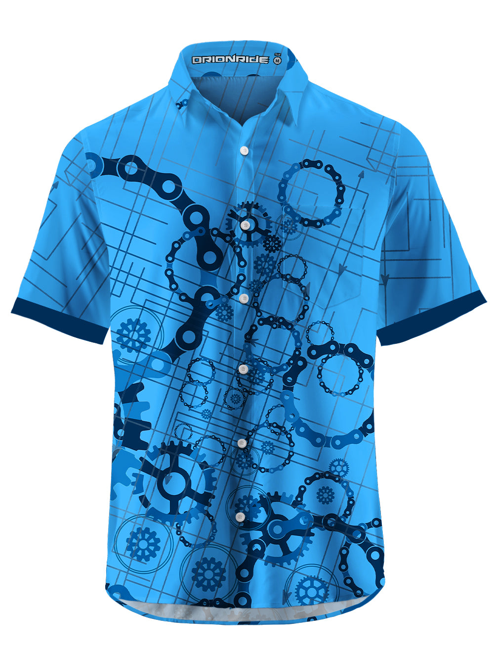 Orionride Gear Space Zipper Pockets Ultra Lightweight Short Sleeves Gravel Shirt