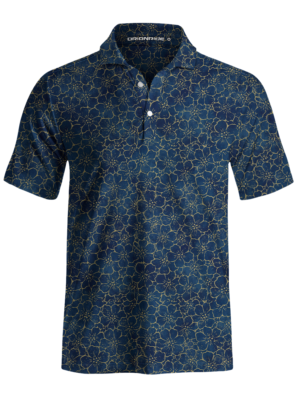 Orionride Dense Cherry Blossoms Men's Polo Shirt