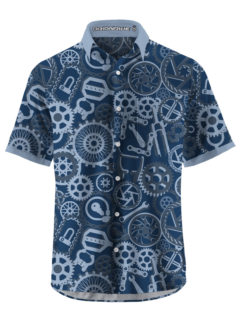 Orionride Cool Gear Zipper Pockets Ultra Lightweight Short Sleeves Gravel Shirt