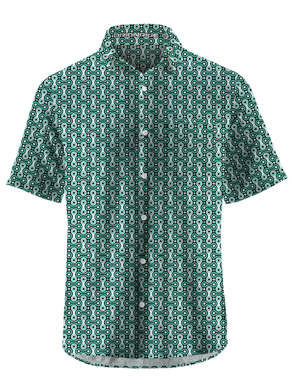 Orionride Regular Chain Zipper Pockets Ultra Lightweight Short Sleeves Gravel Shirt