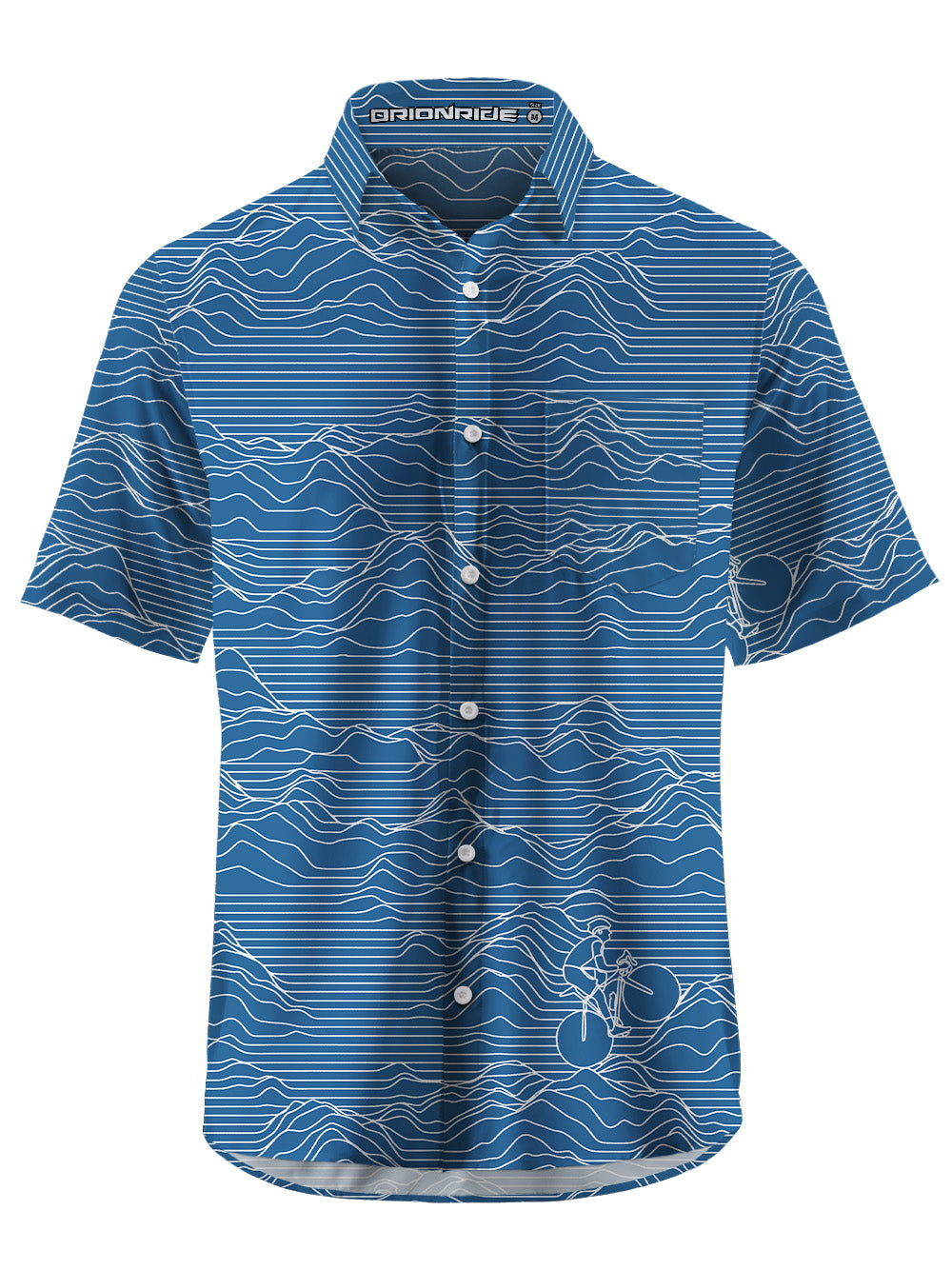 Orionride Cycling Travels Ultra Lightweight Short Sleeves Hawaiian shirt