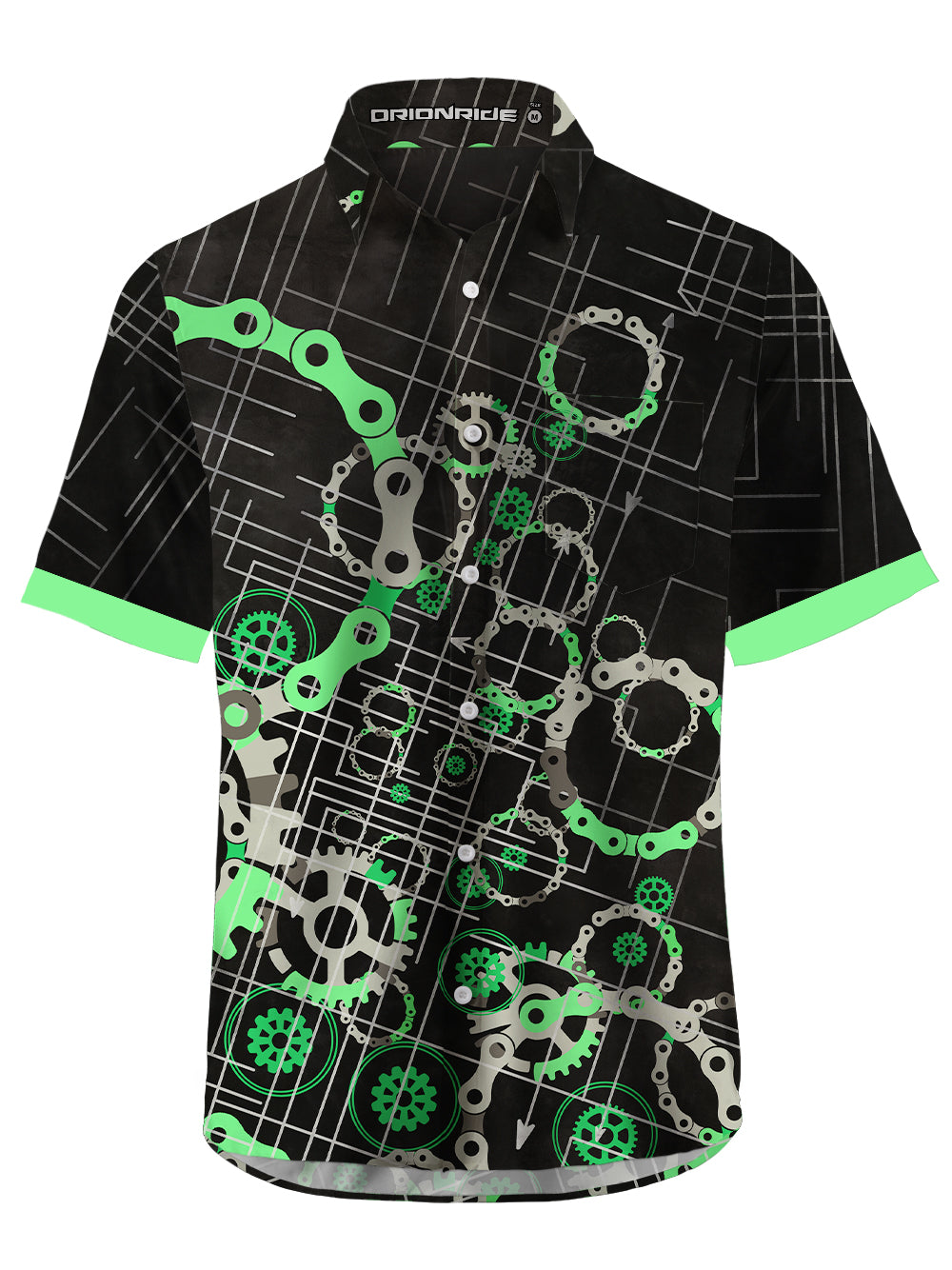 Orionride Gear Space Zipper Pockets Ultra Lightweight Short Sleeves Gravel Shirt