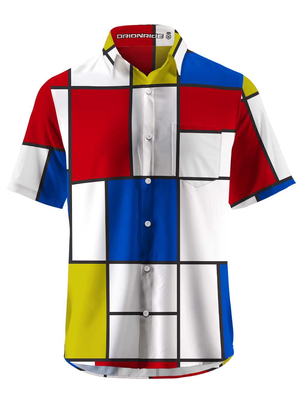 Orionride Art Road Zipper Pockets Ultra Lightweight Short Sleeves Gravel Shirt Custom