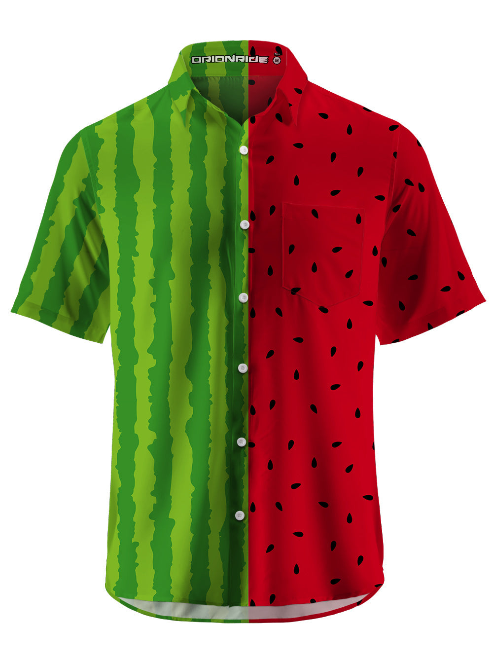 Orionride Watermelon Ultra Lightweight Short Sleeves Hawaiian shirt