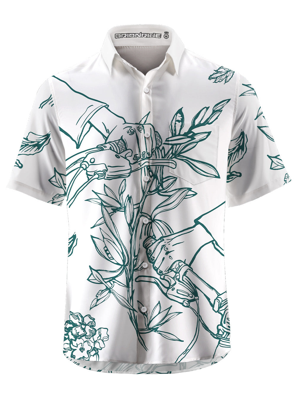 Orionride Storm Chasers Zipper Pockets Ultra Lightweight Short Sleeves Gravel Shirt