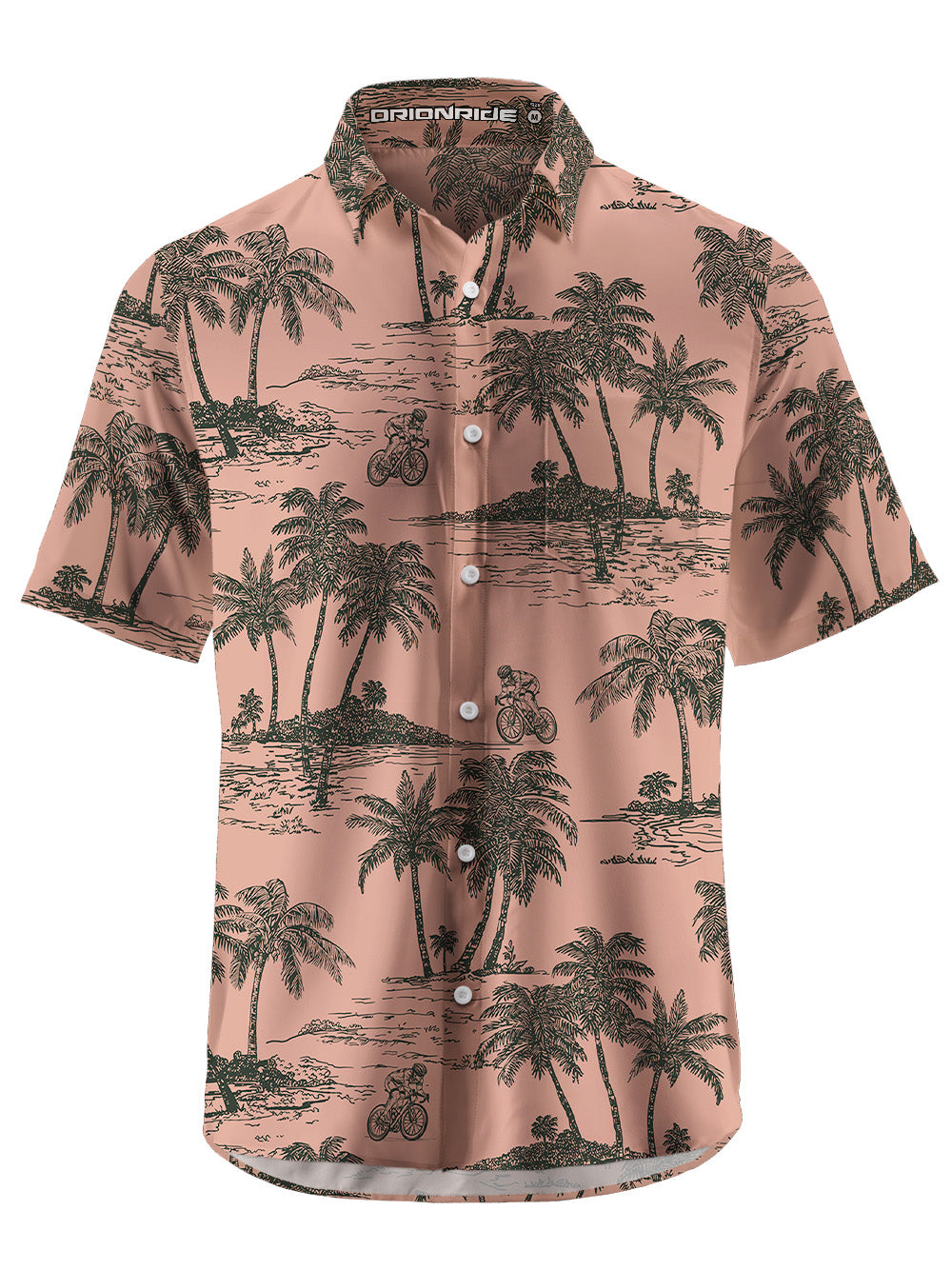 Orionride Travel Memories Zipper Pockets Ultra Lightweight Short Sleeves Gravel Shirt