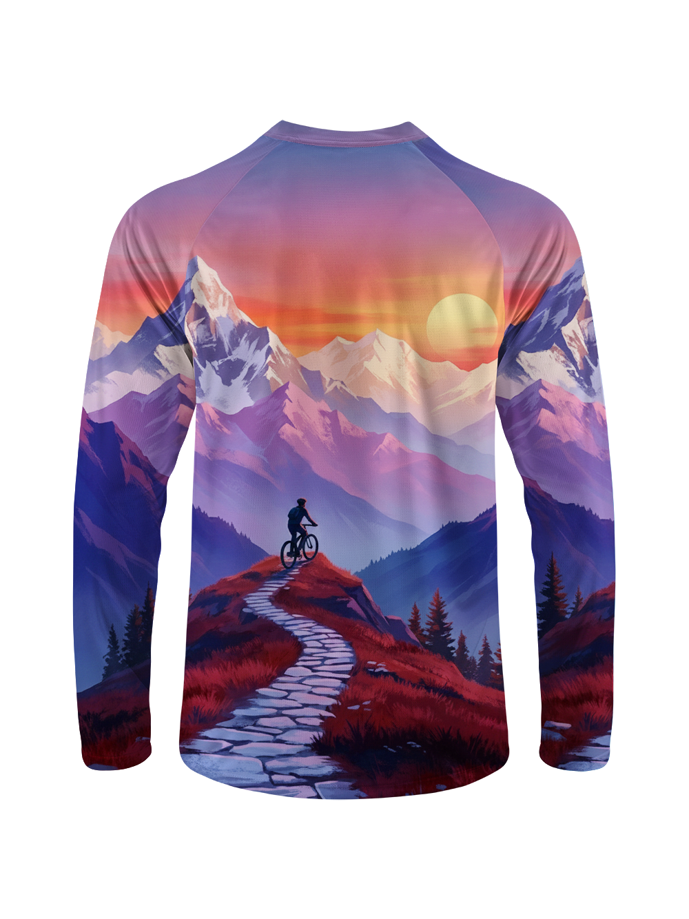 Orionride Sunset Peak Ride Long Sleeve Downhill Jersey