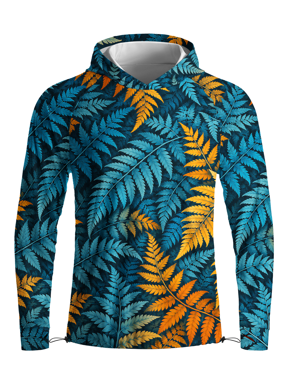 Orionride Botanical Rhythm Ride Long Sleeve Cycling Hoodie Shirt