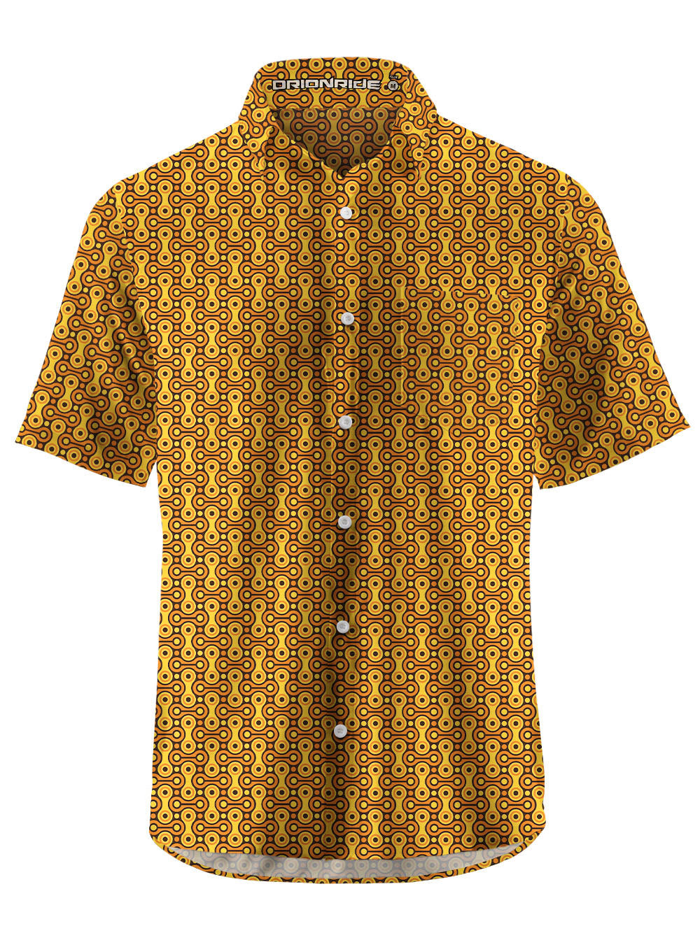 Orionride Regular Chain Zipper Pockets Ultra Lightweight Short Sleeves Gravel Shirt