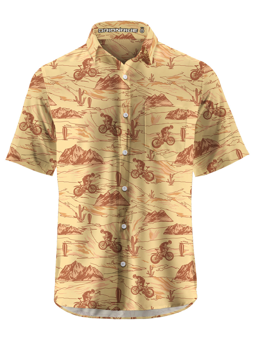 Orionride Desert Safari Zipper Pockets Ultra Lightweight Short Sleeves Gravel Shirt