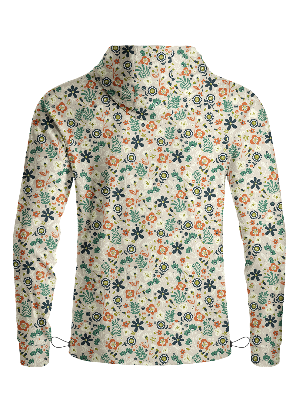 Orionride Flower Ride Long Sleeve Cycling Hoodie Shirt