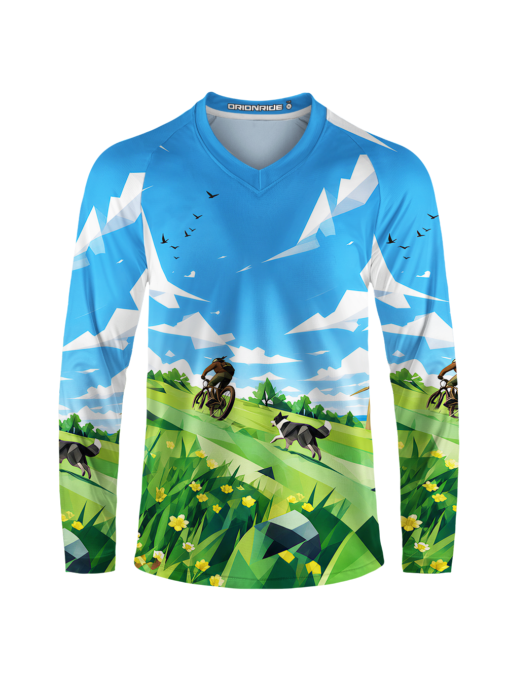 Orionride Joyful Trail Long Sleeve Downhill Jersey